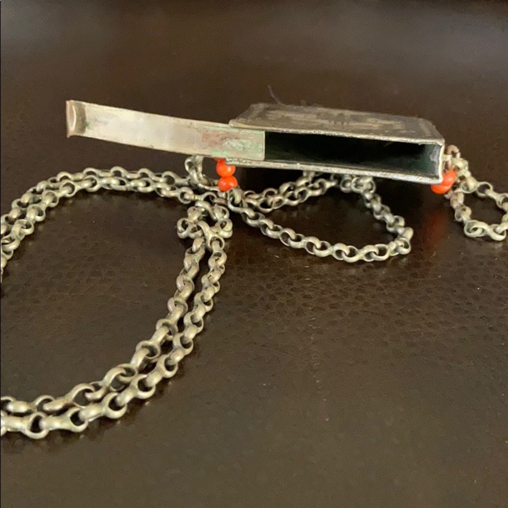 1839 stamped keepsake silver necklace religious - Picture 4 of 8